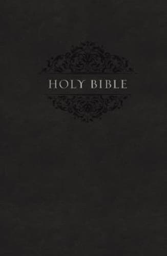 KJV, Holy Bible, Soft Touch Edition, Leathersoft, Black, Comfort Print : Holy Bible, King James Version