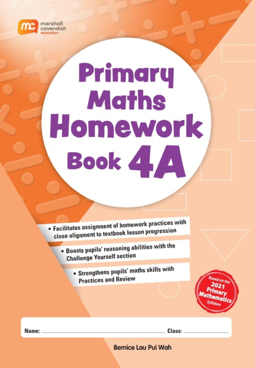 Primary Maths Homework Book 4A
