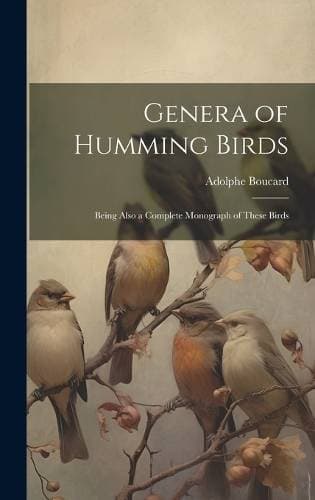 Genera of Humming Birds - Being Also a Complete Monograph of These Birds