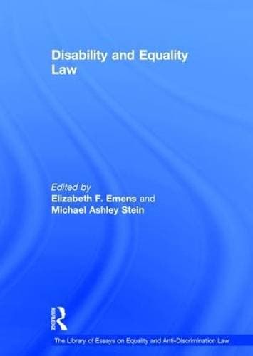 Disability and Equality Law