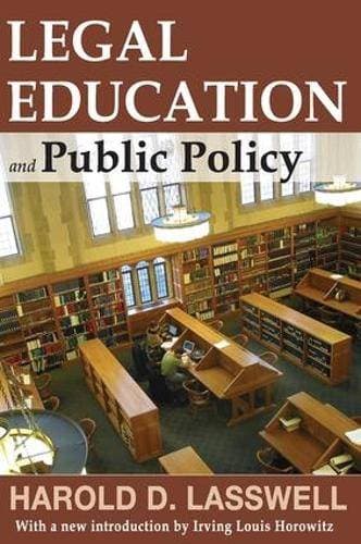 Legal Education and Public Policy
