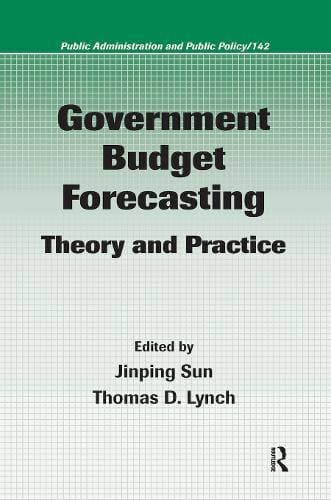 Government Budget Forecasting - Theory and Practice