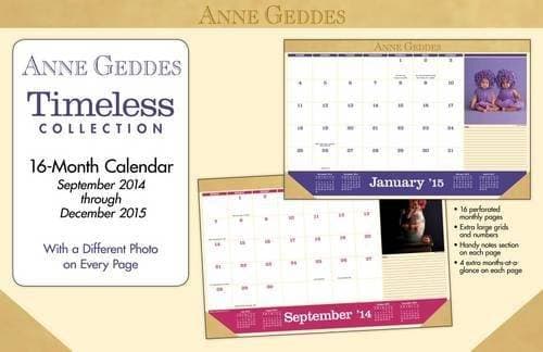 Anne Geddes 16-Month Calendar