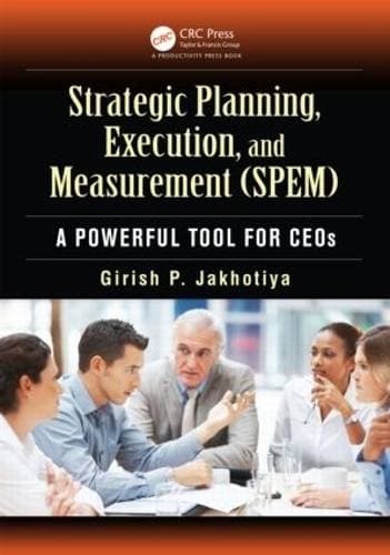 Strategic Planning, Execution, and Measurement (SPEM) - A Powerful Tool for CEOs