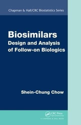 Biosimilars - Design and Analysis of Follow-on Biologics