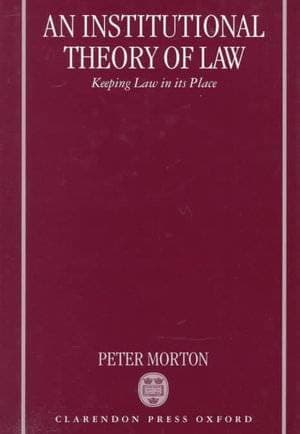 Institutional Theory of Law