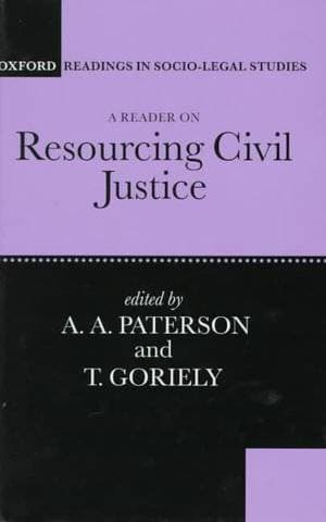 Reader on Resourcing Civil Justice