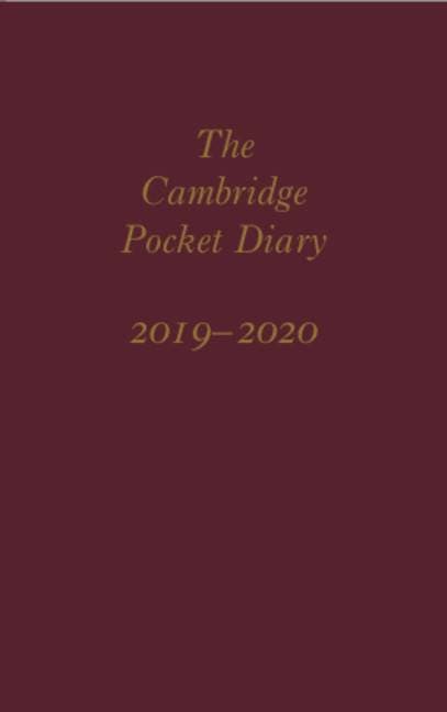Cambridge Pocket Diary, 2019–2020
