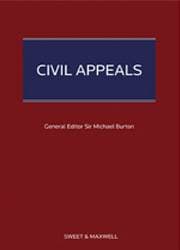 Civil Appeals - Principle and Procedure