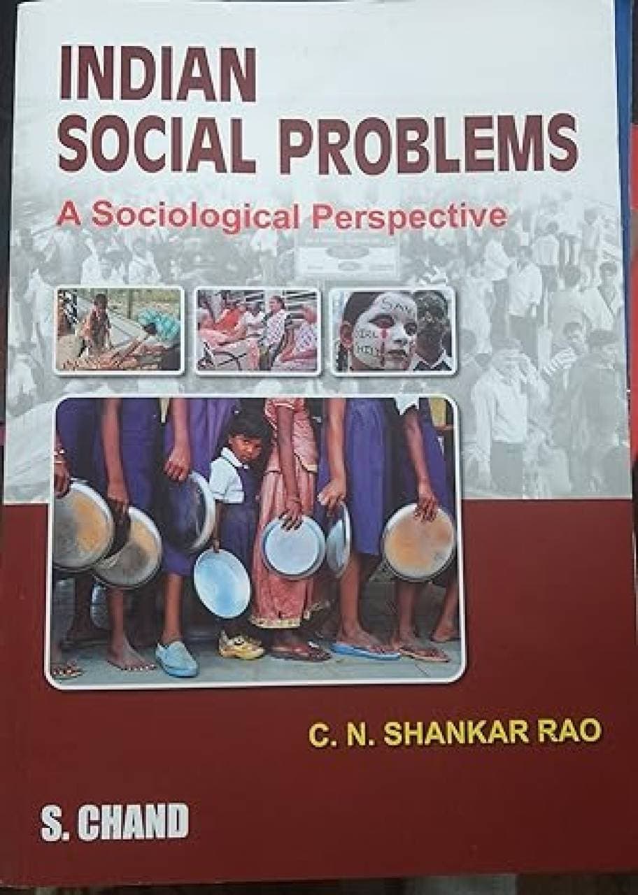 Indian Social Problems: A Sociological Perspective