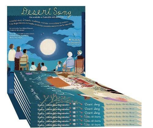 Desert Song/ Canción del desierto L-card with mixed 6 copy pre-pack