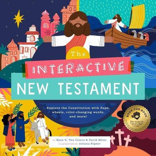 Interactive New Testament - Explore the New Testament with flaps, wheels, colour-changing words, and more!