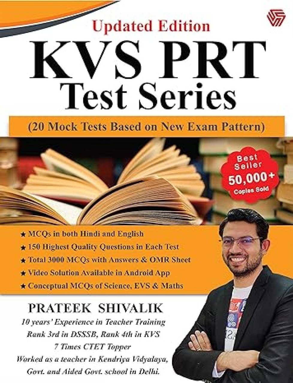 KVS PRT Test Series - 20 Tests Based on New Pattern