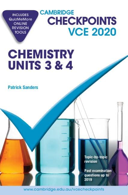 Cambridge Checkpoints VCE Chemistry Units 3&4 2020