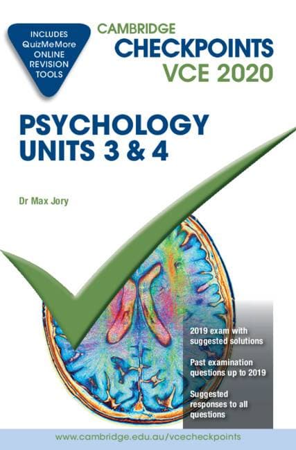 Cambridge Checkpoints VCE Psychology Units 3&4 2020