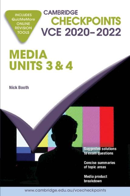 Cambridge Checkpoints VCE Media Units 3&4 2020–2022