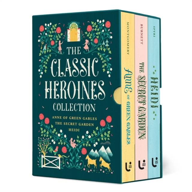 The Classic Heroines Collection Boxed Set - Anne of Green Gables, Heidi, The Secret Garden