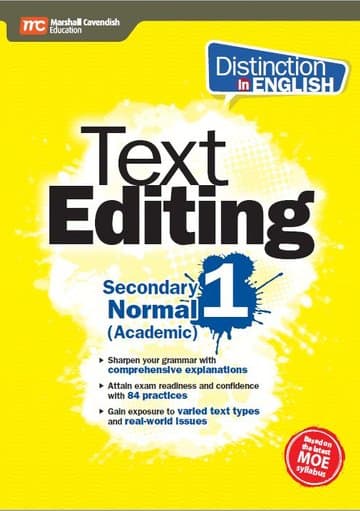 Distinction in English: Text Editing Sec 1 N(A) (2E)