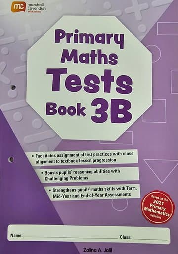 Primary Maths Tests Book 3B NEW!