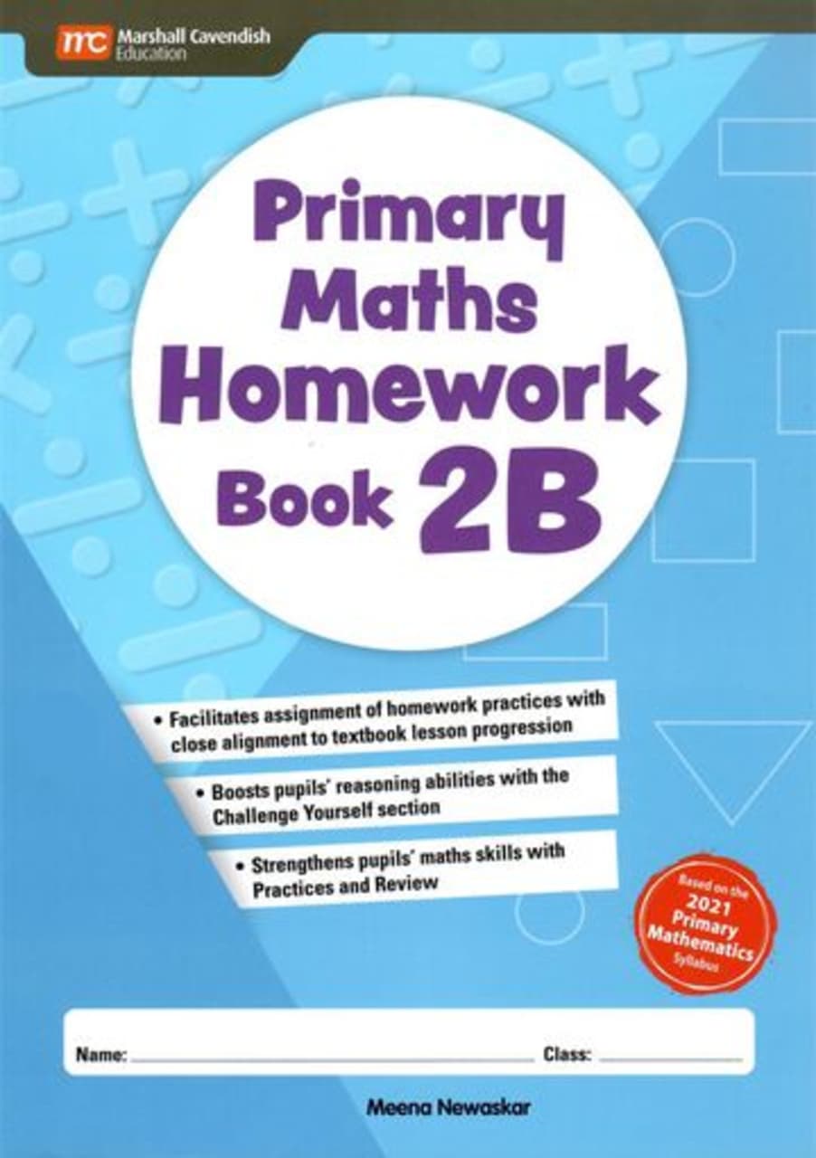 Primary Maths Homework Book 2B (Revised Ed) — image 1