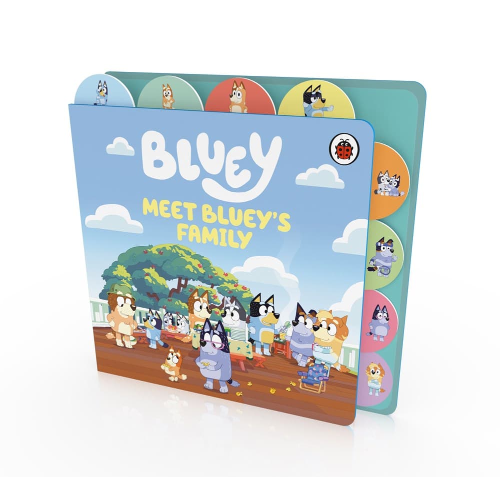 Bluey: Meet Bluey's Family: Tabbed Board Book — image 1