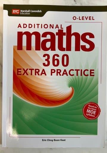 O Level Additional Maths 360 Extra Practice — image 1