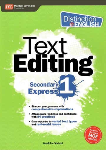Distinction in English: Text Editing Sec 1 Express (2E) — image 1